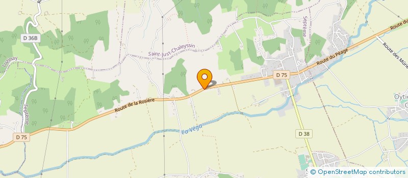 localisation de l'entreprise SOC DE ST VINCENT DE LA ROZIERE  ESTRABLIN