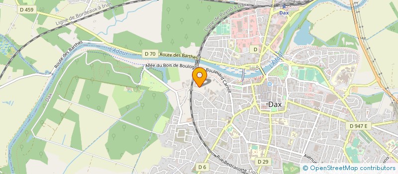 localisation de l'entreprise SOC DE ST VINCENT DE PAUL  DAX