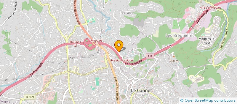 localisation de l'entreprise SOC DE TERRASSEMENT MOUGINOIS à MOUGINS