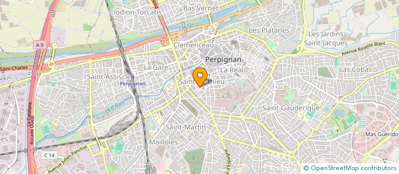 localisation de l'entreprise SOC DE TIR DES CADRES DE RESERVE DES PO  PERPIGNAN