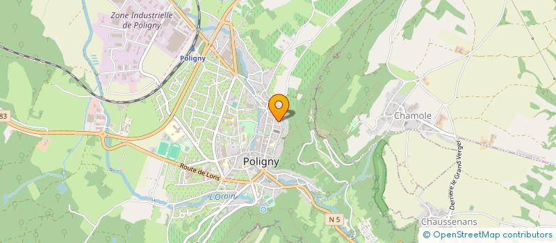 localisation de l'entreprise SOC DE TIR PENITENT CLUB  CHAMOLE