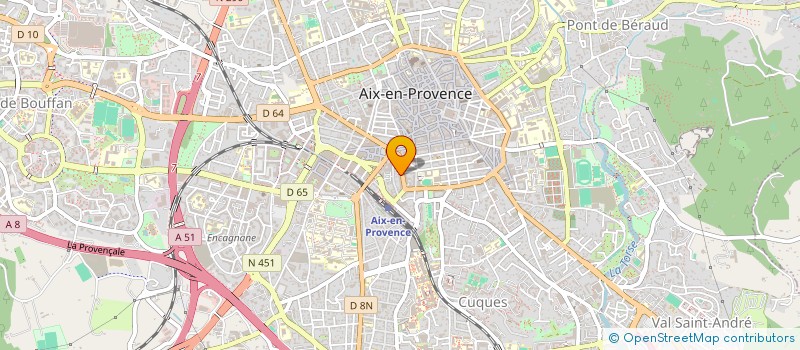 localisation de l'entreprise SOC DE TRAITEMENT DES CENDRES DE CHARBON à AIX-EN-PROVENCE