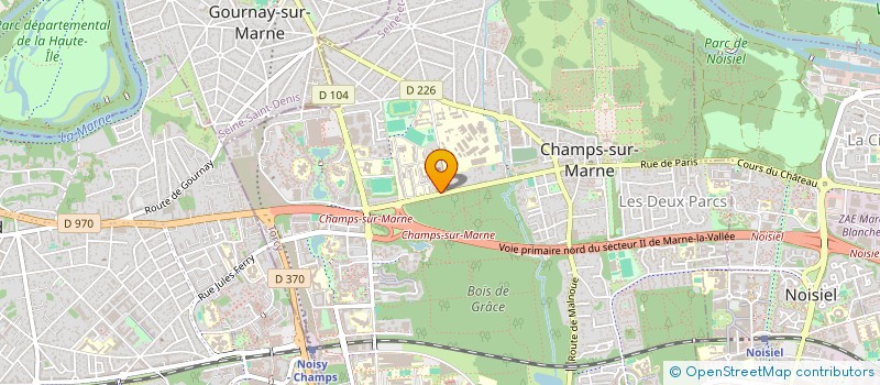 localisation de l'entreprise SOC DE TRAITEMENT INFORMATIQUE à CHAMPS-SUR-MARNE