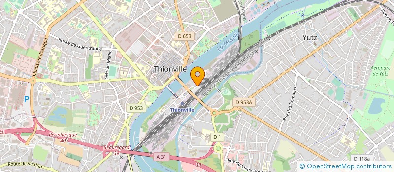 localisation de l'entreprise SOC DE TRANSPORT ALIMENTAIRE DE LORRAINE à THIONVILLE
