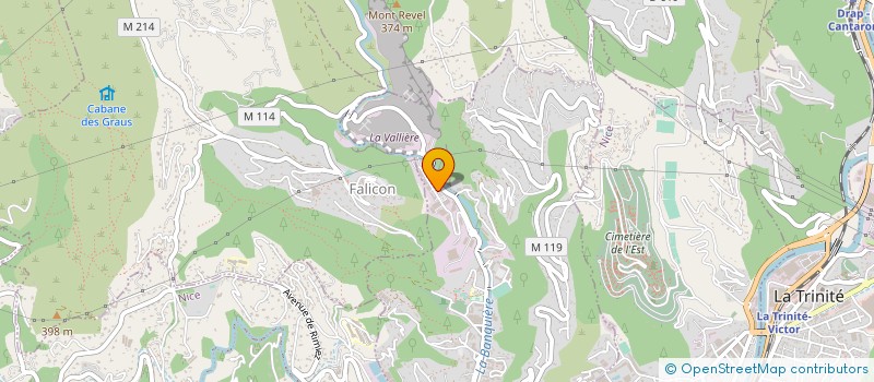 localisation de l'entreprise SOC DE TRANSPORT AZUREEN DE MATERIAUX  SAINT-ANDRE-DE-LA-ROCHE