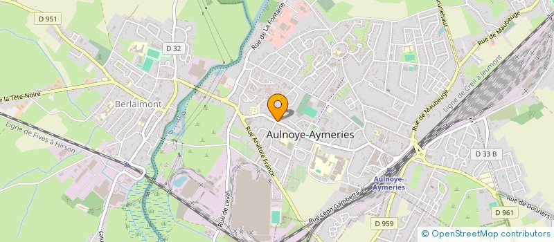 localisation de l'entreprise SOC DE TRANSPORT COMMUNAUTAIRE  AULNOYE-AYMERIES