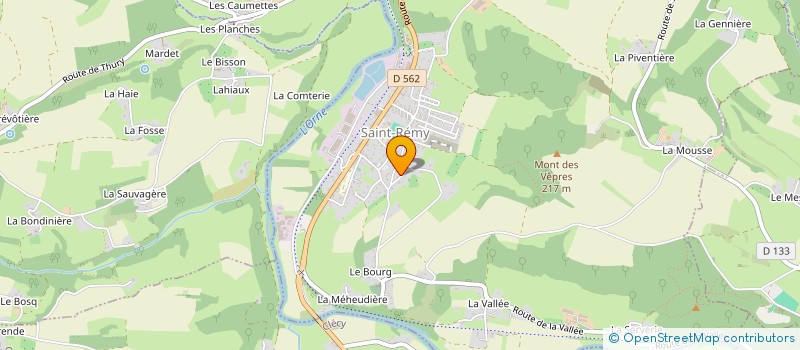 localisation de l'entreprise SOC DE TRANSPORT DE LA VALLEE DE L'ORNE  SAINT-REMY