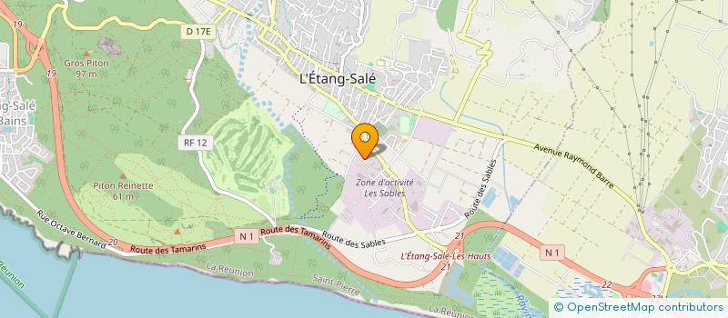 localisation de l'entreprise SOC DE TRANSPORT DES MASCAREIGNES à L'ETANG-SALE