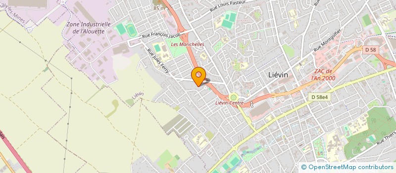 localisation de l'entreprise SOC DE TRANSPORT INTERNAT LIVR EXPRESS  LIEVIN