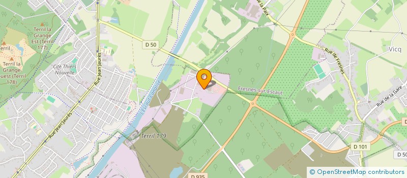 localisation de l'entreprise SOC DE TRANSPORTS GREMONT LEGRAND  ESCAUTPONT