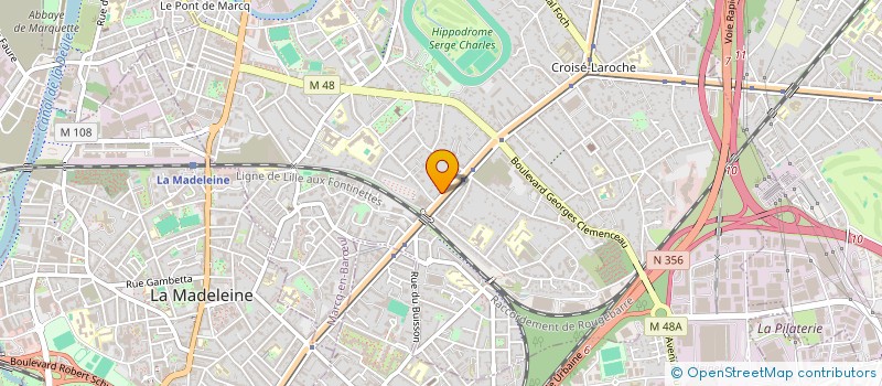 localisation de l'entreprise SOC DE TRANSPORTS MARTINSART à MARCQ-EN-BARŒUL