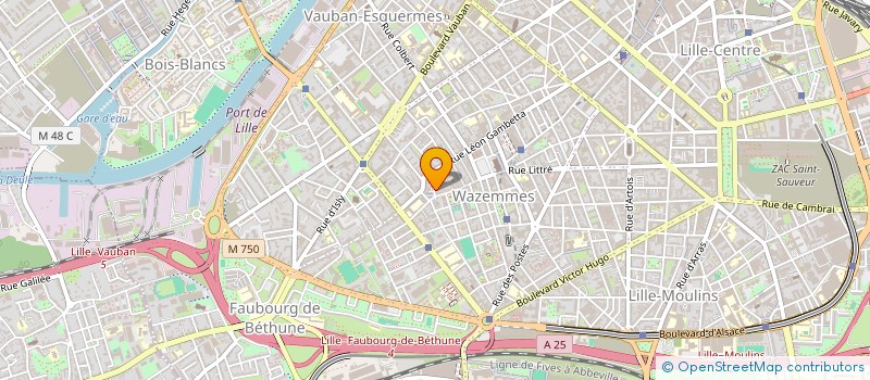 localisation de l'entreprise SOC DE TRAVAUX AUTOMOBILES ET REPARATION à LILLE