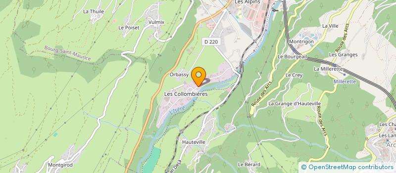 localisation de l'entreprise SOC DE TRAVAUX ELECTRIQUES EN MONTAGNE à BOURG-SAINT-MAURICE