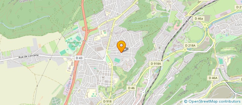 localisation de l'entreprise SOC DE TRAVAUX ELECTRIQUES ET MENUISERIE à LONGWY
