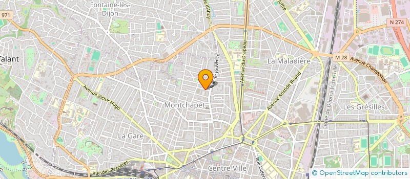 localisation de l'entreprise SOC DE TRAVAUX ETANCHEITE ISOLATION à DIJON