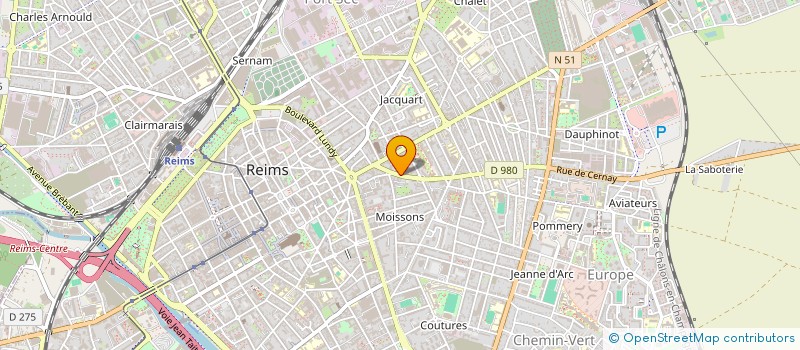 localisation de l'entreprise SOC DE TRAVAUX IMMOBILIERS à REIMS