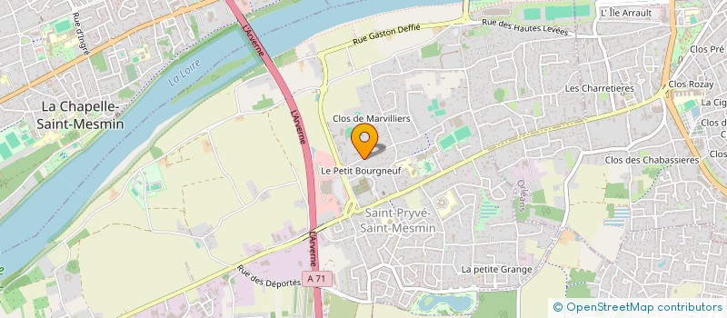 localisation de l'entreprise SOC DE TRAVAUX PUBLICS PRYVATAINS SARL à SAINT-PRYVE-SAINT-MESMIN