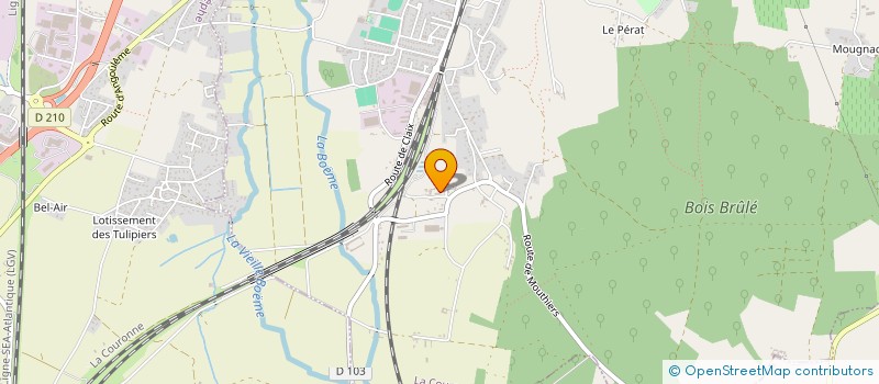 localisation de l'entreprise SOC DE TUYAUTERIE ET CHAUDRONNERIE INDUS à LA COURONNE