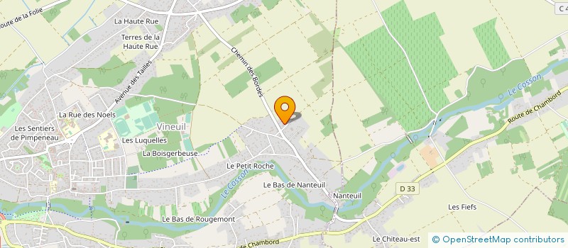 localisation de l'entreprise SOC DECOUPAGE BLESOIS à VINEUIL
