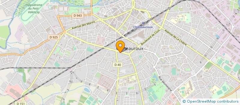localisation de l'entreprise SOC DELAUNAY ET CIE à CHATEAUROUX