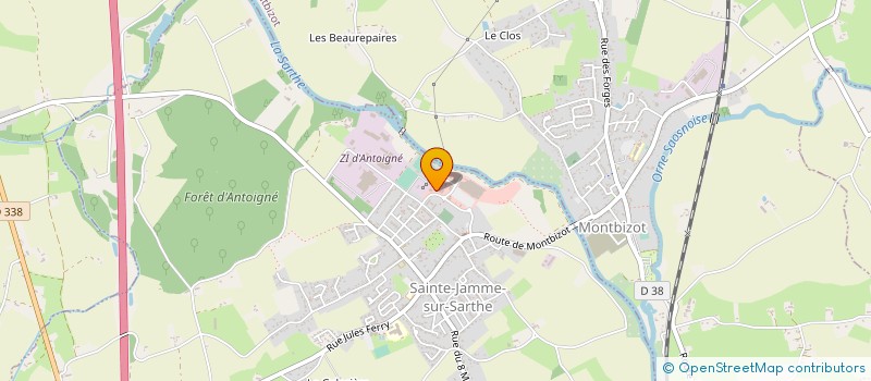 localisation de l'entreprise SOC DEMARET à SAINTE-JAMME-SUR-SARTHE