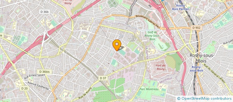 localisation de l'entreprise SOC DEMOCRATIQUE DE TIR DE MONTREUIL à MONTREUIL
