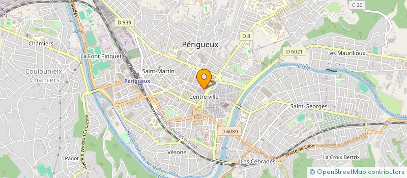 localisation de l'entreprise SOC DEMOLITION BAT TRAVAUX PUB GINTRAT  PERIGUEUX