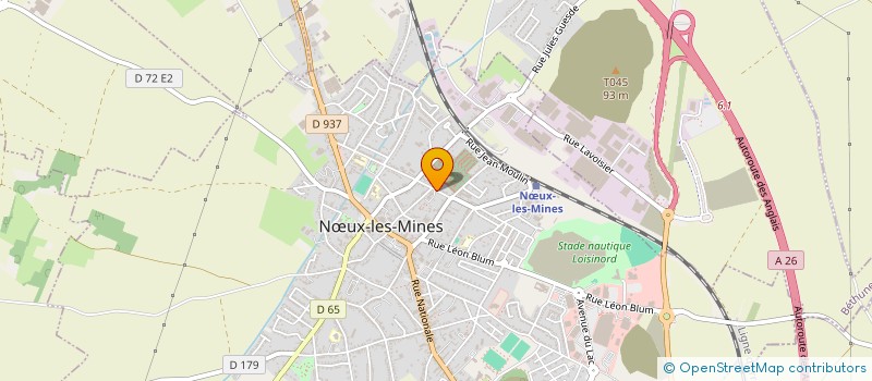 localisation de l'entreprise SOC DEMOLITION RAMASSAGE DECHETS à NOEUX LES MINES