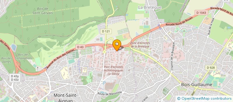 localisation de l'entreprise SOC DENTALCOCERAM à MONT-SAINT-AIGNAN