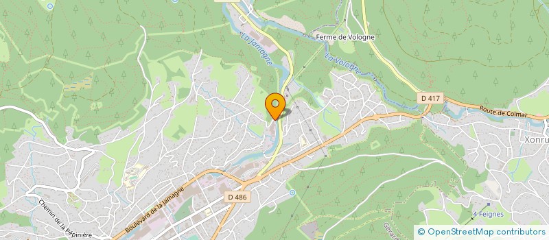 localisation de l'entreprise SOC DEODATIENNE DE LA LITERIE à GERARDMER