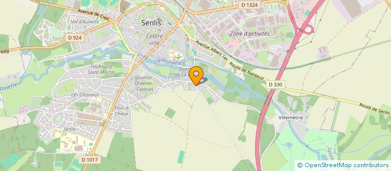 localisation de l'entreprise SOC DEPANN MENUISERIE FRIGORIF à SENLIS