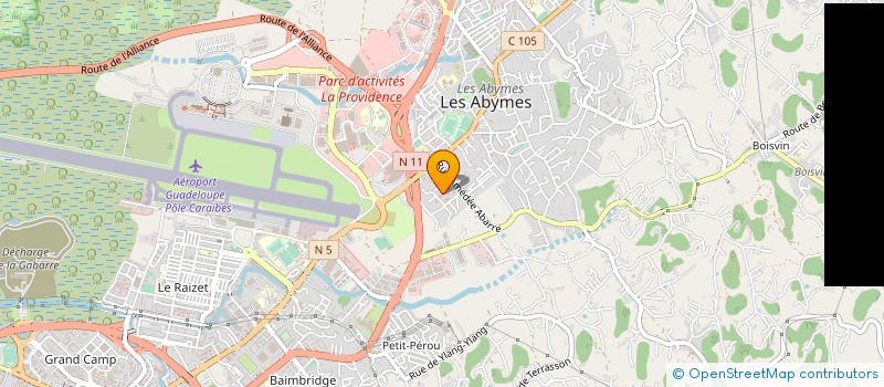 localisation de l'entreprise SOC DEPANNAGE REMORQUAGE à LES ABYMES