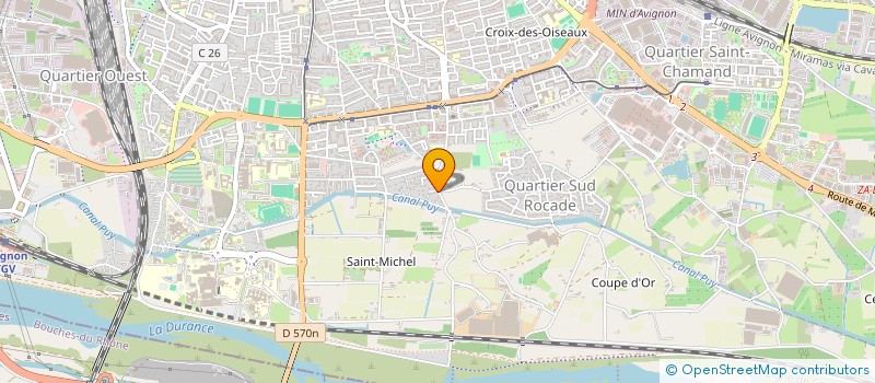 localisation de l'entreprise SOC DEPYER STYLE  AVIGNON