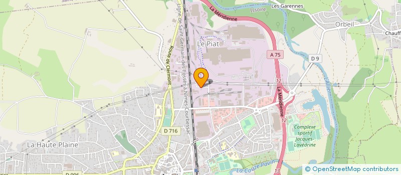 localisation de l'entreprise SOC DES ABATTOIRS D'ISSOIRE à ISSOIRE