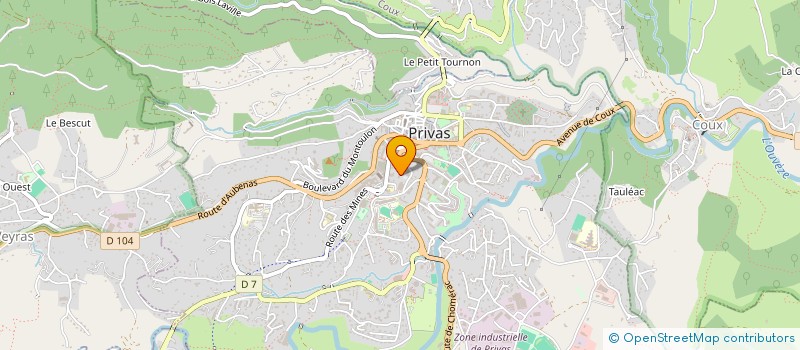 localisation de l'entreprise SOC DES AMATEURS GENEALOGIE ARDECHE à PRIVAS
