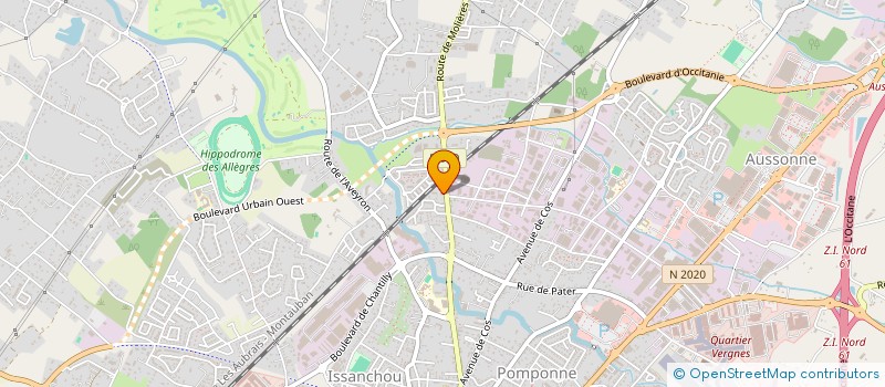 localisation de l'entreprise SOC DES AMBULANCES ST MICHEL  MONTAUBAN