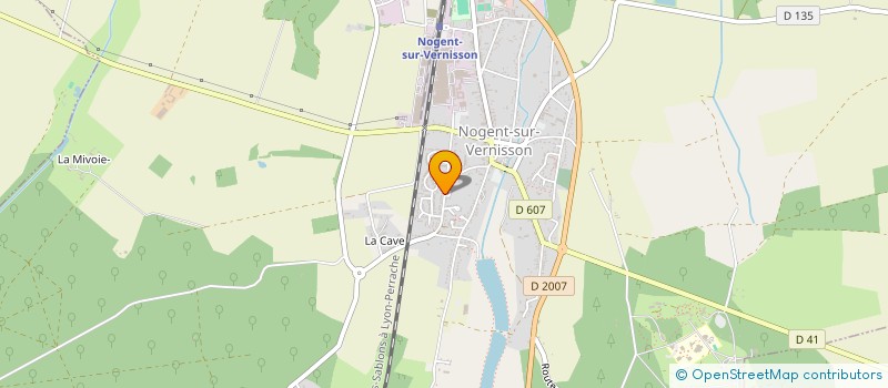 localisation de l'entreprise SOC DES AMIS DE L ENFANCE à NOGENT-SUR-VERNISSON