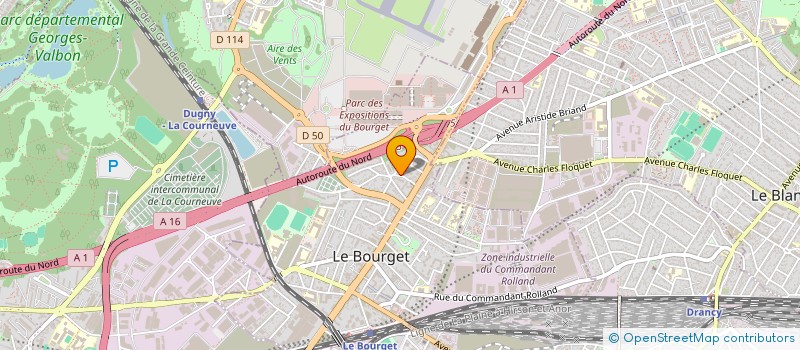 localisation de l'entreprise SOC DES ANCIENS ETS L'HUILLIER à LE BOURGET