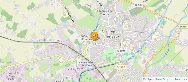 localisation de l'entreprise SOC DES ANCIENS ETS SOLESPAM à SAINT-AMAND-LES-EAUX