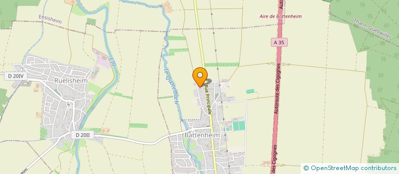 localisation de l'entreprise SOC DES ARBORICULTEURS ET BOUILLEURS DE CRU DE BATTENHEIM  BATTENHEIM