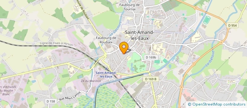 localisation de l'entreprise SOC DES ARCHERS DE ST AMAND LES EAUX  SAINT-AMAND-LES-EAUX