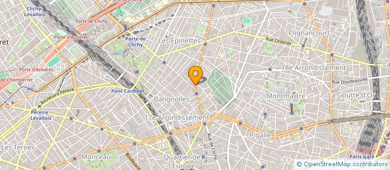 localisation de l'entreprise SOC DES BAINS DOUCHES DE LA FOURCHE à PARIS