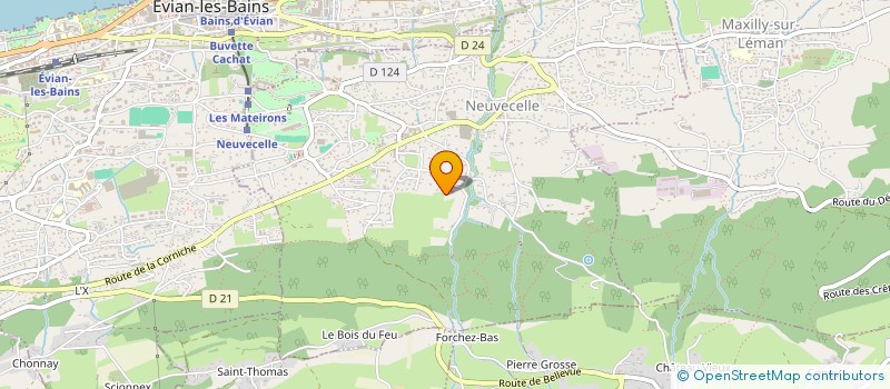 localisation de l'entreprise SOC DES BAS ROGERS  NEUVECELLE