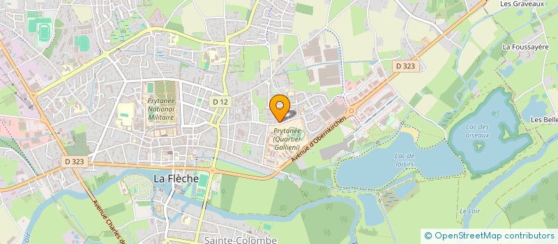 localisation de l'entreprise SOC DES BAZARS FLECHOIS  LA FLECHE