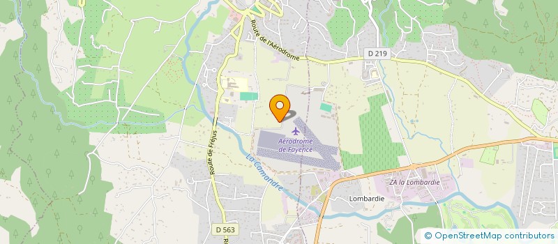 localisation de l'entreprise SOC DES BOIS CHRISTILLIN à FAYENCE
