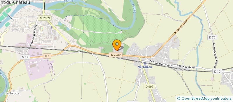 localisation de l'entreprise SOC DES BOIS D AUVERGNE à VERTAIZON