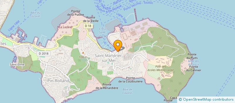 localisation de l'entreprise SOC DES BOULOMANES DU CREUX ST GEORGES à SAINT-MANDRIER-SUR-MER