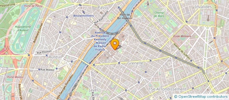 localisation de l'entreprise SOC DES BOWLINGS NORD OUEST PARIS à PARIS