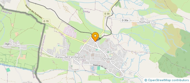 localisation de l'entreprise SOC DES BRASSERIES SAGE OMS  OSSEJA