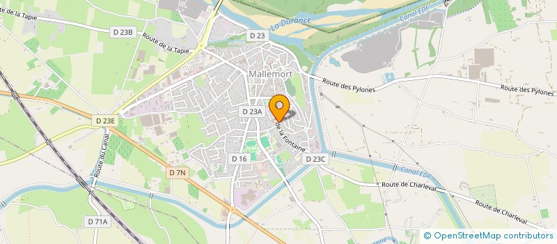 localisation de l'entreprise SOC DES CARRELEURS DE LA DURANCE à MALLEMORT